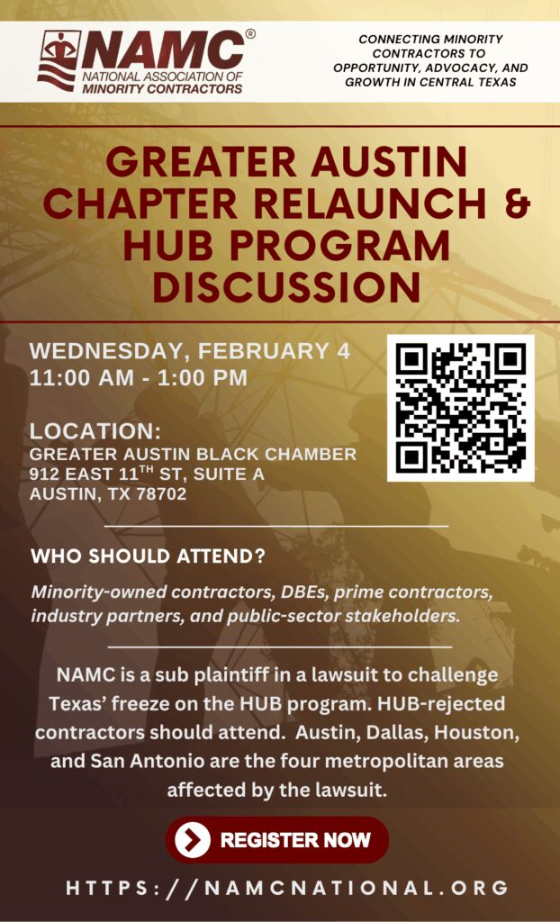 NAMC GREATER AUSTIN CHAPTER RELAUNCH